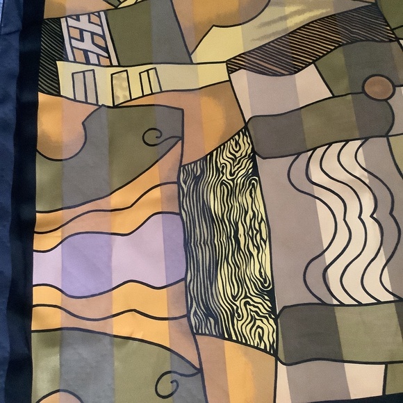 Picasso Art Scarf. 40" Square - Picture 5 of 7